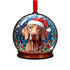 Weimaraner Snow Globe Decoration